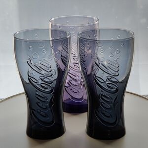 3 | 2019 | Coca Cola | Tumblers - 2 Smoke 🩶 Grey 1 Purple 💜
